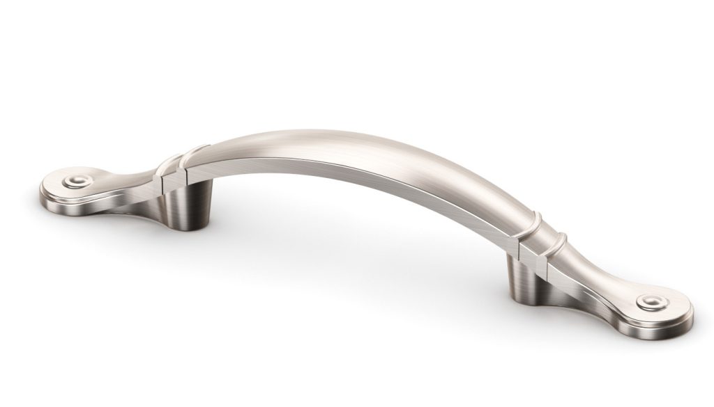 Ringed Arch Pull - Satin Nickel